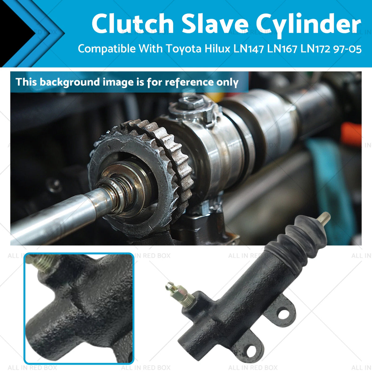 Clutch Slave Cylinder for Toyota Hilux LN167R 3.0L 4X4 (1997–2005)