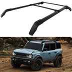 2X Cross Bar + 2X Roof Side Rail for Ford Bronco (2021–2024) Aluminum Rack