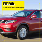 Set of 8 Chrome Window Pillar Post Decals for Nissan Rogue (2014–2020)