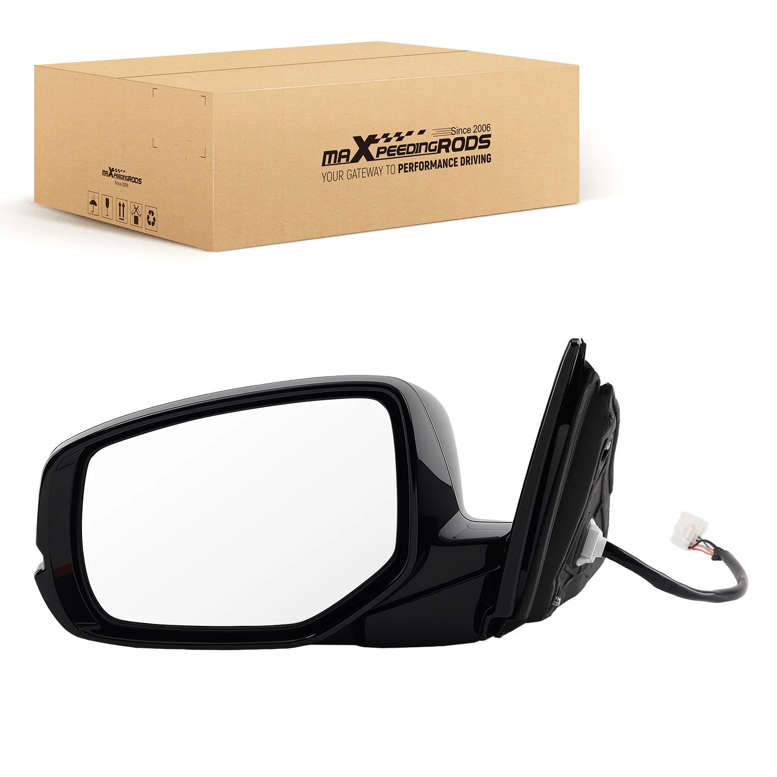 Power Heated Convex Driver Mirror for Honda Accord EX/EX-L (2013–2017)