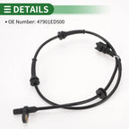 ABS Wheel Speed Sensor No. 47901ED500 for Nissan Tiida C11 (2004–2014)