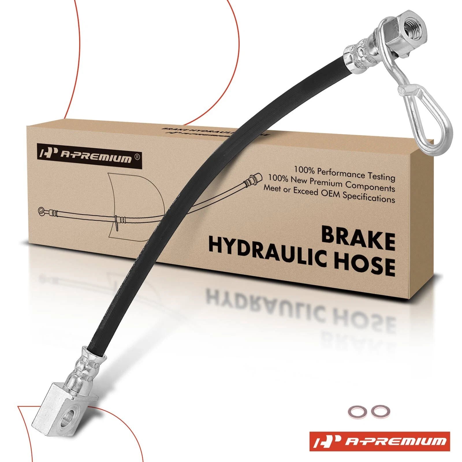 Rear RH Brake Hydraulic Hose for Ford E-450 Super Duty (2008–2014, 2017–2019, 2021)