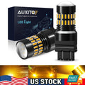 2X AUXITO 3157 4157 4057 LED Amber Yellow Turn Signal Bulb for