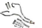 Dual Exhaust Y Pipe 2.5" for Nissan Titan (2004–2006) - Rolled Edge Tip