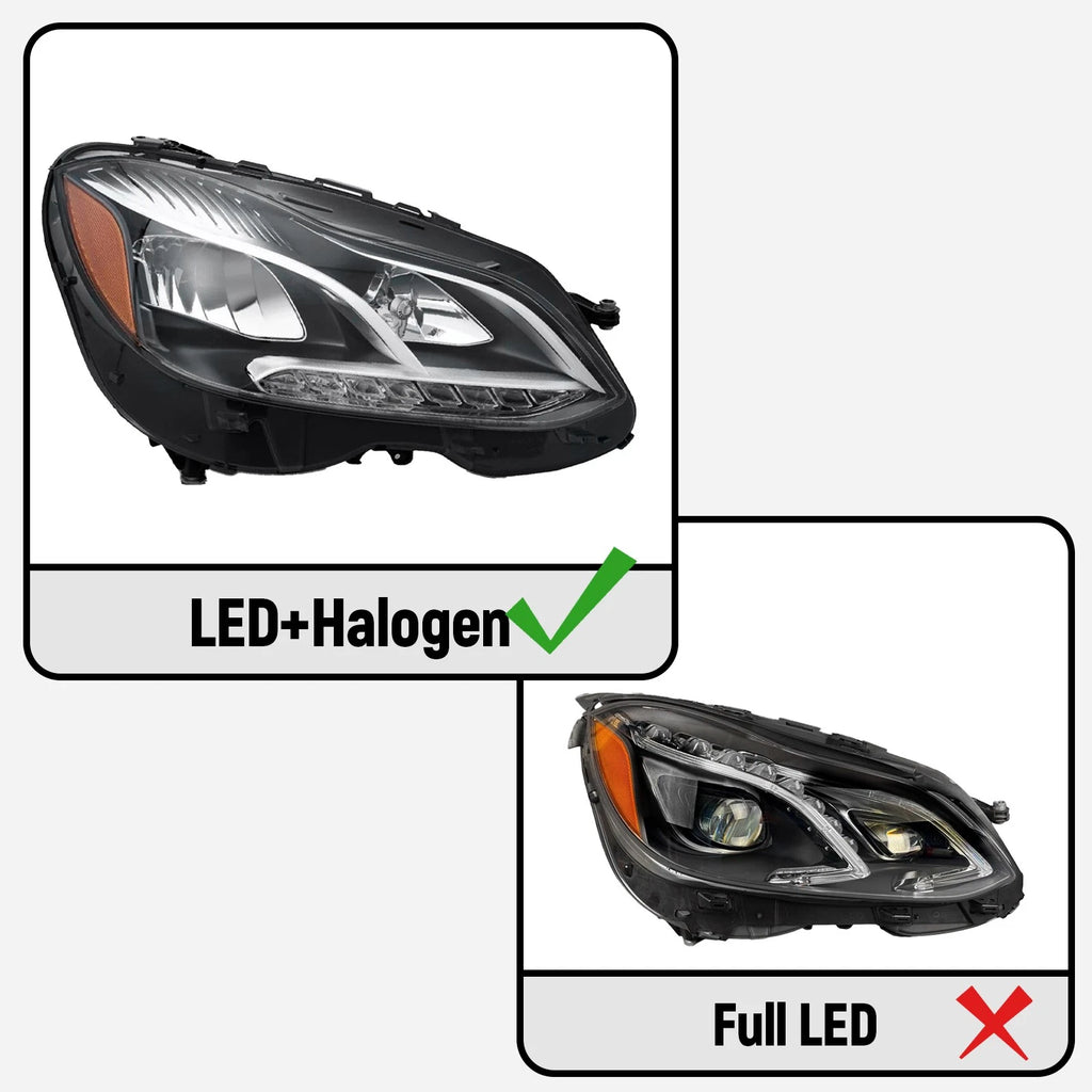 LED Headlight for M-Benz E-Class W212 (2014–2016) RH, Part Numbers: [insert part numbers]