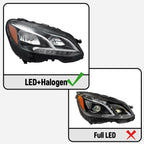 LED Headlight for M-Benz E-Class W212 (2014–2016) RH, Part Numbers: [insert part numbers]