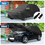 Waterproof Car Cover for BMW X1 (2009–2023) with Zipper, Black