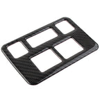 Carbon Fiber Front Headlight Button Frame Cover Trim for Subaru Forester (2013–2018)