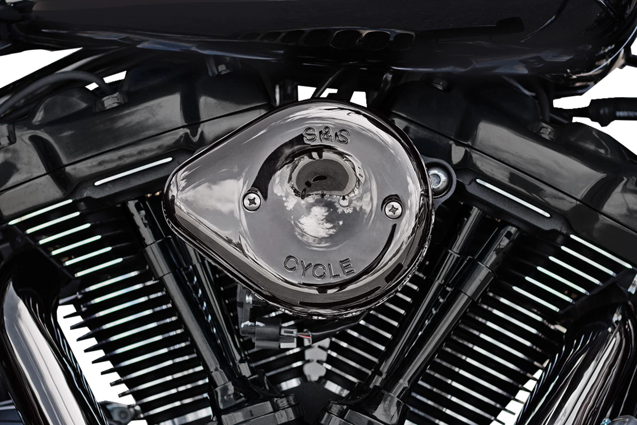 S&S Stealth Mini Teardrop Air Cleaner Kit for Harley Touring (2017–2023)