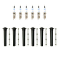 Set of 6 Bosch Double Platinum Spark Plugs & NGK Coil Boots for Escape (2001–2012)