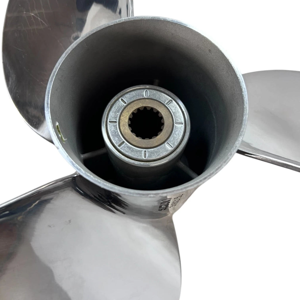 3 x 16 x 21.5 LH Stainless Steel Propeller for Suzuki Marine (OEM)