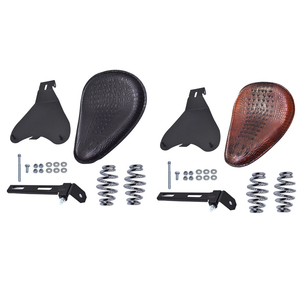 Bobber Solo Driver Seat Spring Base Kit for Honda Yamaha Kawasaki
