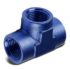 1/8" NPT Aluminum Tee Fitting Adapter for Universal Applications (NPT)