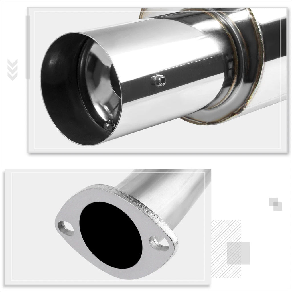 Catback Exhaust System for Mazda Miata MX-5 (1990–1997) 1.6/1.8L 3.5" Tip