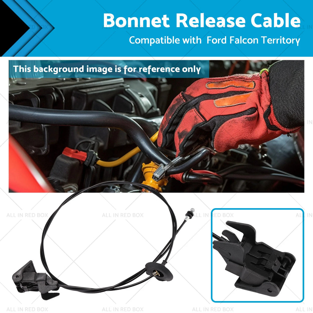 Bonnet Release Cable for Ford Falcon BA BF, Territory SX SY (2002–2016)