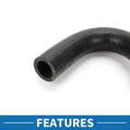Radiator Hose 1 Pc for BMW 740Li (2013 - 2015) Rubber Black