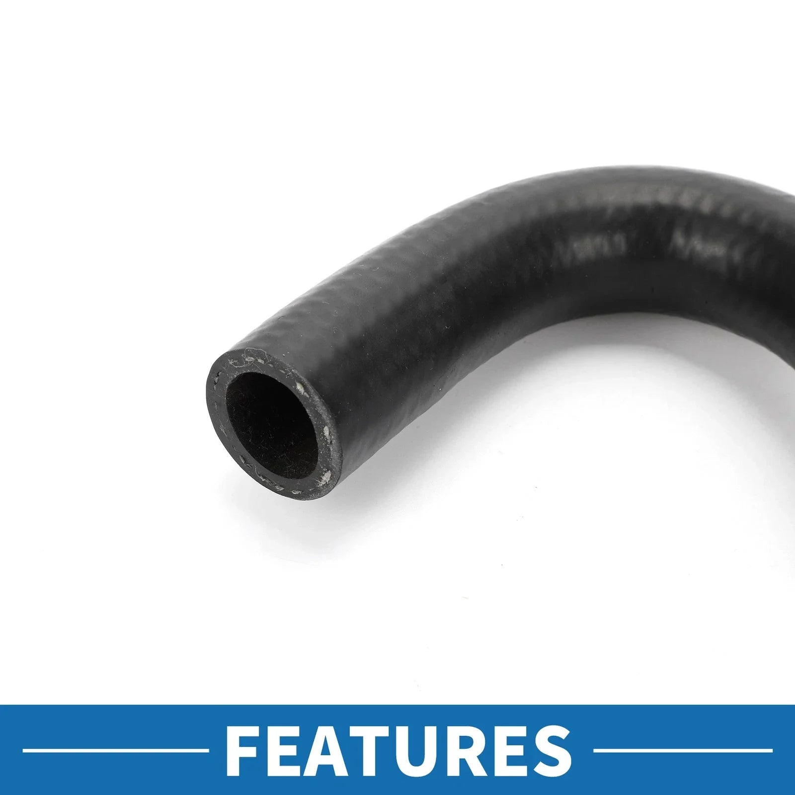 Radiator Hose 1 Pc for BMW 740Li (2013 - 2015) Rubber Black