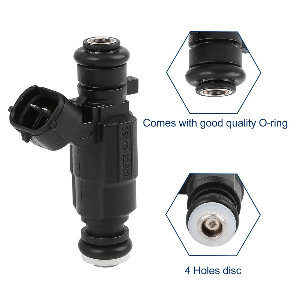 4 x Fuel Injectors for Hyundai Accent 1.5L 1.6L (2000-2005)