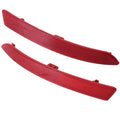 2X Rear Left + Right Red Bumper Reflectors for BMW F10 (2014–2016)
