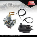 Carburetor Air Filter & Throttle Choke Cable for Yamaha PW50 (2000â2023)
