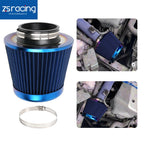 3" Cold Air Intake Cone Replacement Washable Filter