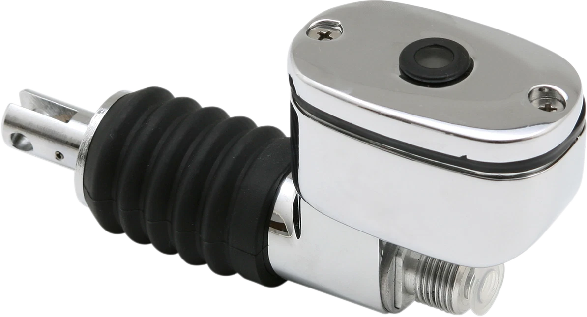 Drag Specialties Rear Master Cylinder - Chrome 46471 for Harley Davidson