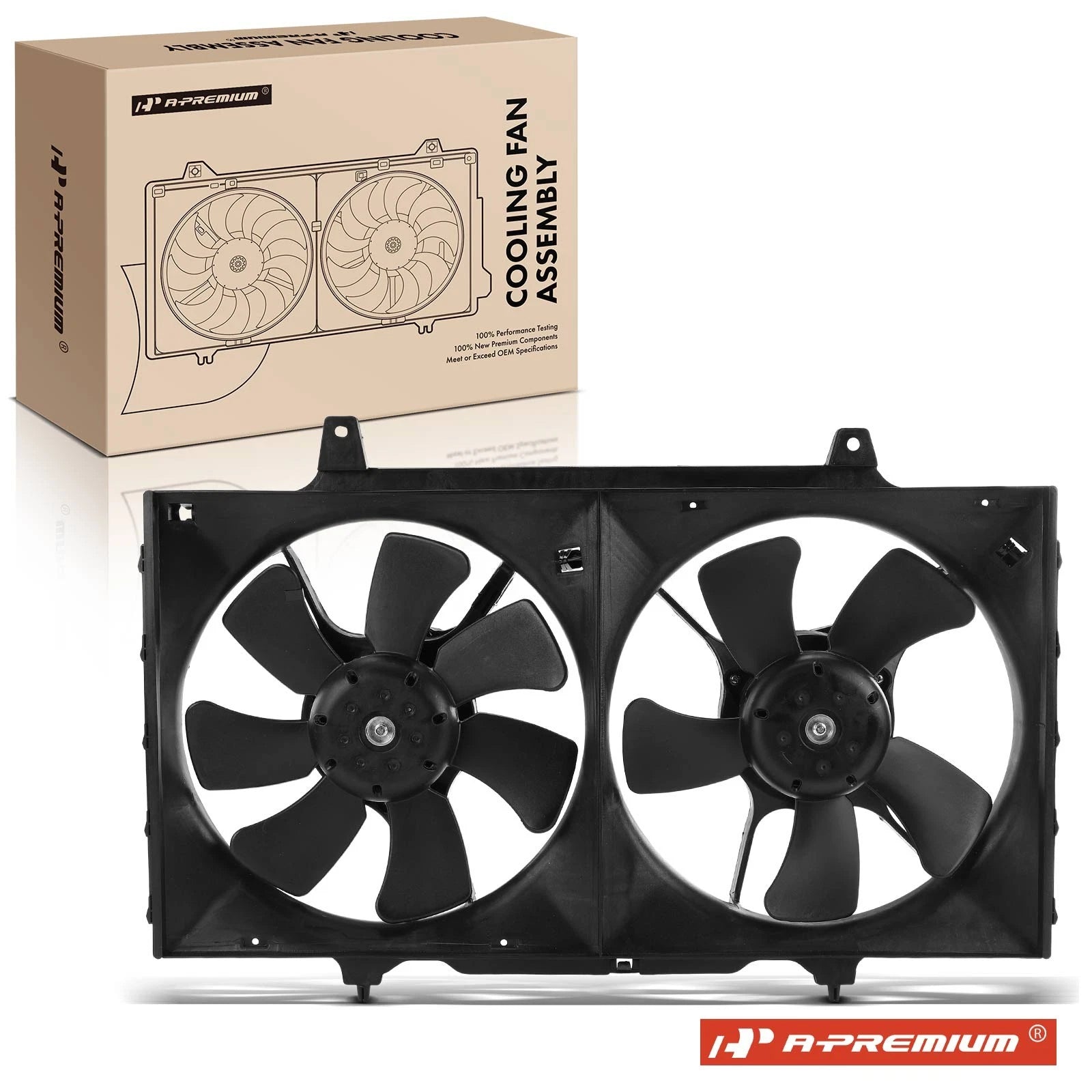 Dual Cooling Fan Assembly for Nissan Altima (1998–2001)