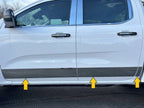 Rocker Panel Trim Kit Polished Luxury FX 6pc for Ford Ranger (2024–2025)