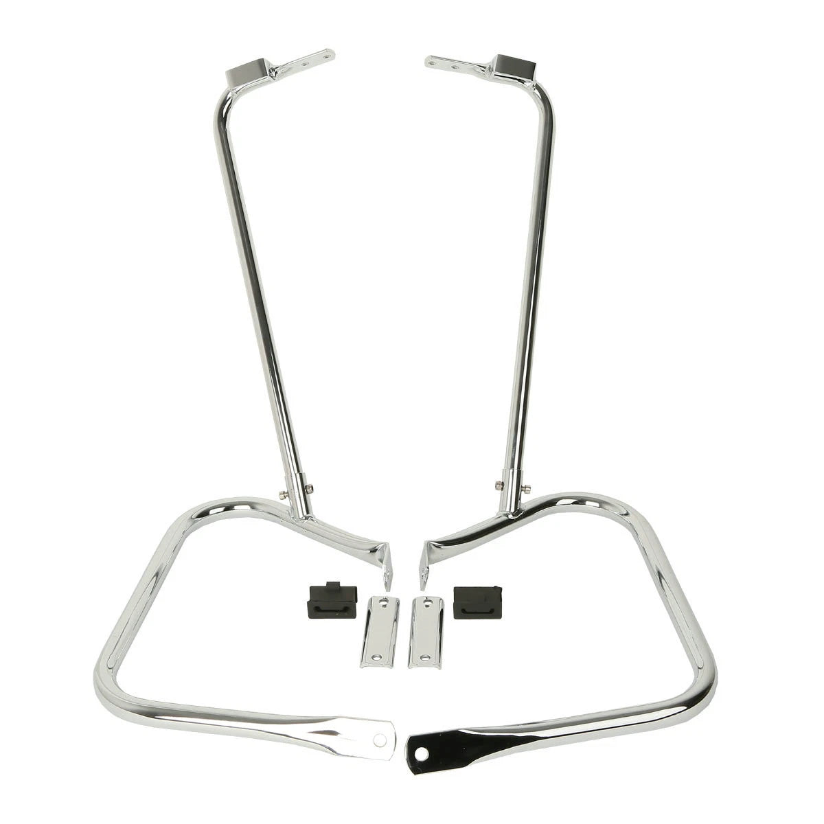 Chrome Saddlebags Guard Bracket for Harley Touring Electra Road Glide (1997–2008)
