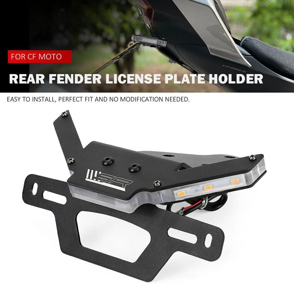 LED Rear Fender License Plate Holder for CFMOTO 450SR/SRS/SS/NK 250SR