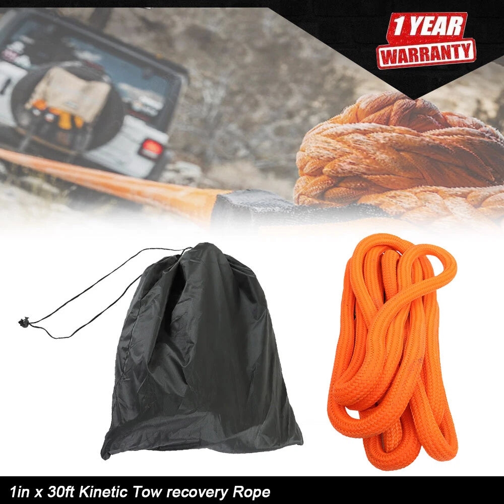 Kinetic Recovery Rope for Off-Road Vehicles (30ft, 1in)