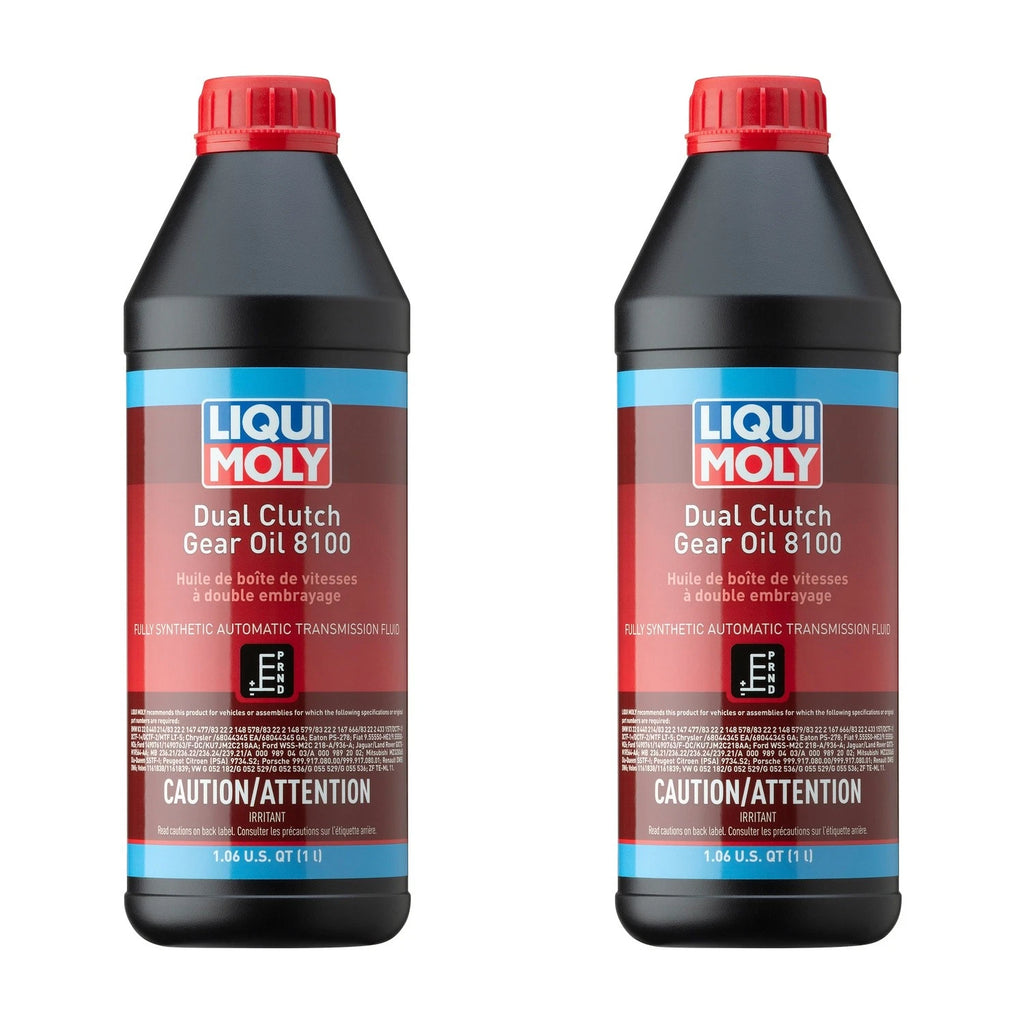 2X 1L Liqui Moly Dual Clutch Gear Oil 8100 for Automatic Transmission