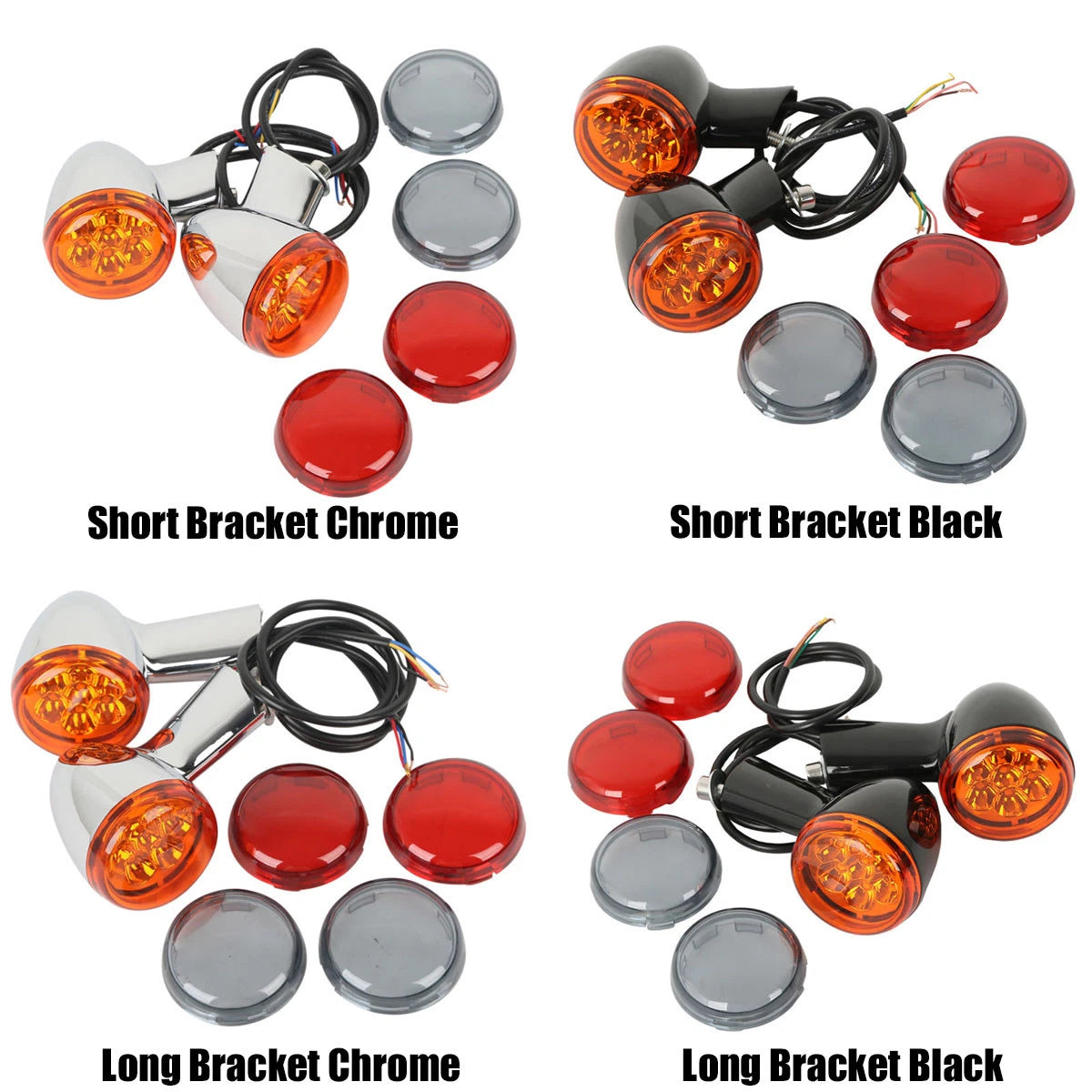 LED Turn Signal Light Bracket for Harley Sportster XL 883 XL1200 (1992–2023)