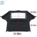 Convertible Top Plastic Window for Mazda Miata (1990–2005)