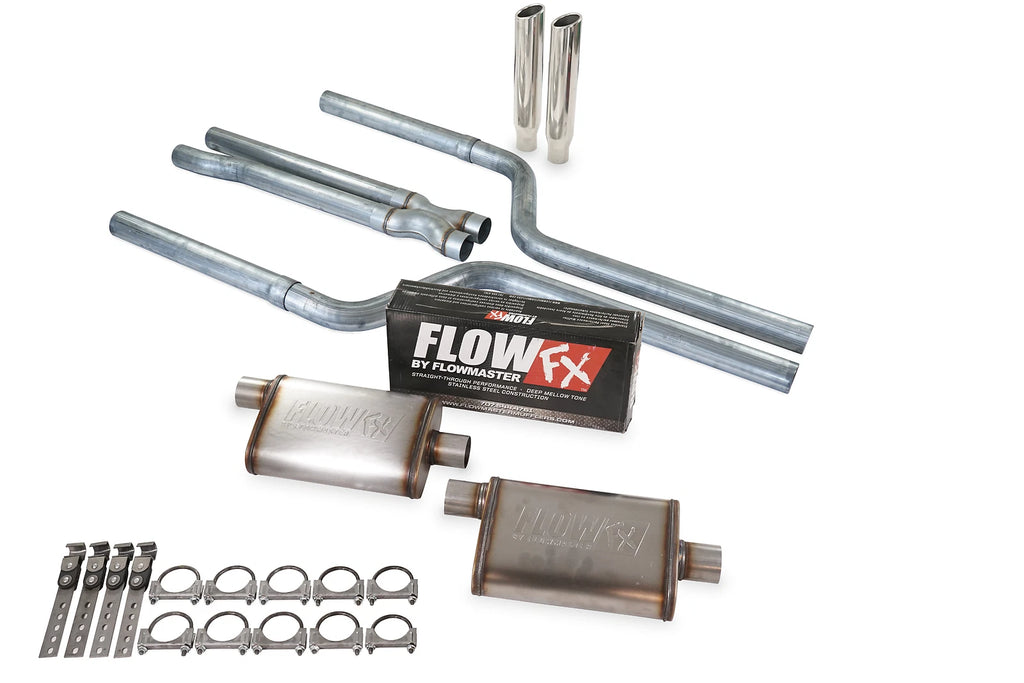 Dual Exhaust Kit for Dodge Charger V6 (2006–2018) - 2.5" Flow FX RC Tip