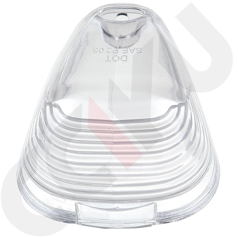 Clear Roof Cab Marker Light Cover Set for Ford F-250 F-350 + Wiring Pack