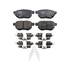 Set of 4 TRW Pro Rear Ceramic Brake Pads for CT200h, iM, Corolla iM, Prius, Prius Plug-In (2011–2019)