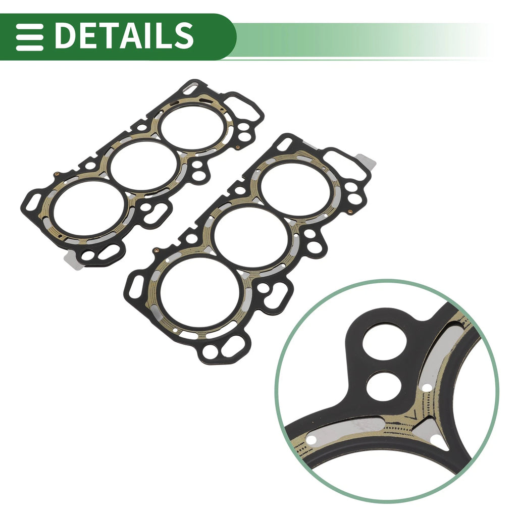 Set of 2 Cylinder Head Gaskets for Honda Accord (2008–2017) No. 12261R70A01