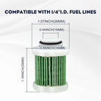 Fuel Filter for Yamaha F60 F75 F90 F115 (2000–2023) 6D8-WS24A-00-00 18-79799