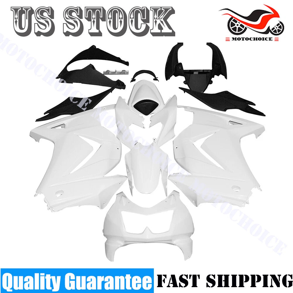 Unpainted ABS Fairing Bodywork for Kawasaki Ninja 250R EX250 (2008–2012)