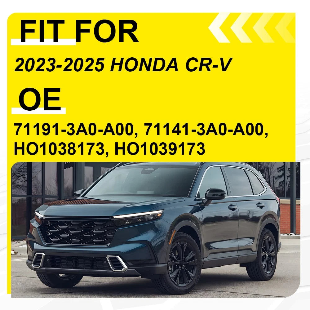Pair Fog Light Bezel Covers for Honda CR-V (2023–2025) OE 71191-3A0-A00