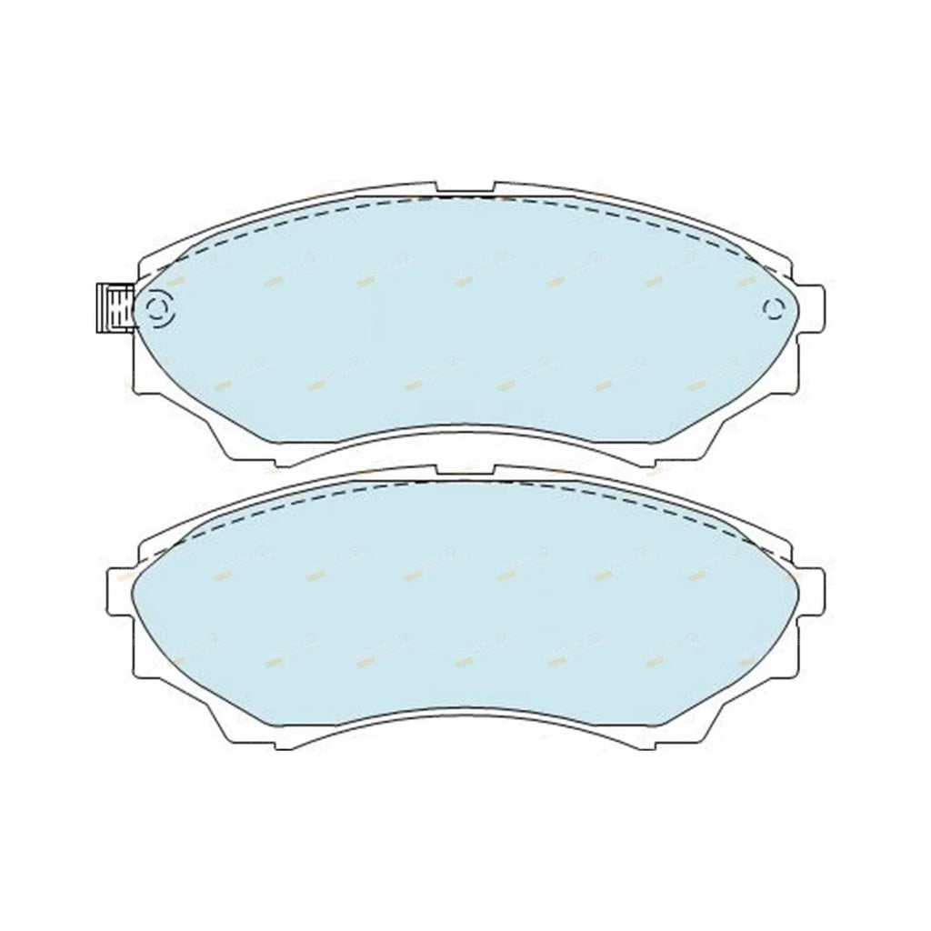 HD Front Disc Brake Pad Set for Mazda B2500 B2600 G6 (2002-2006)