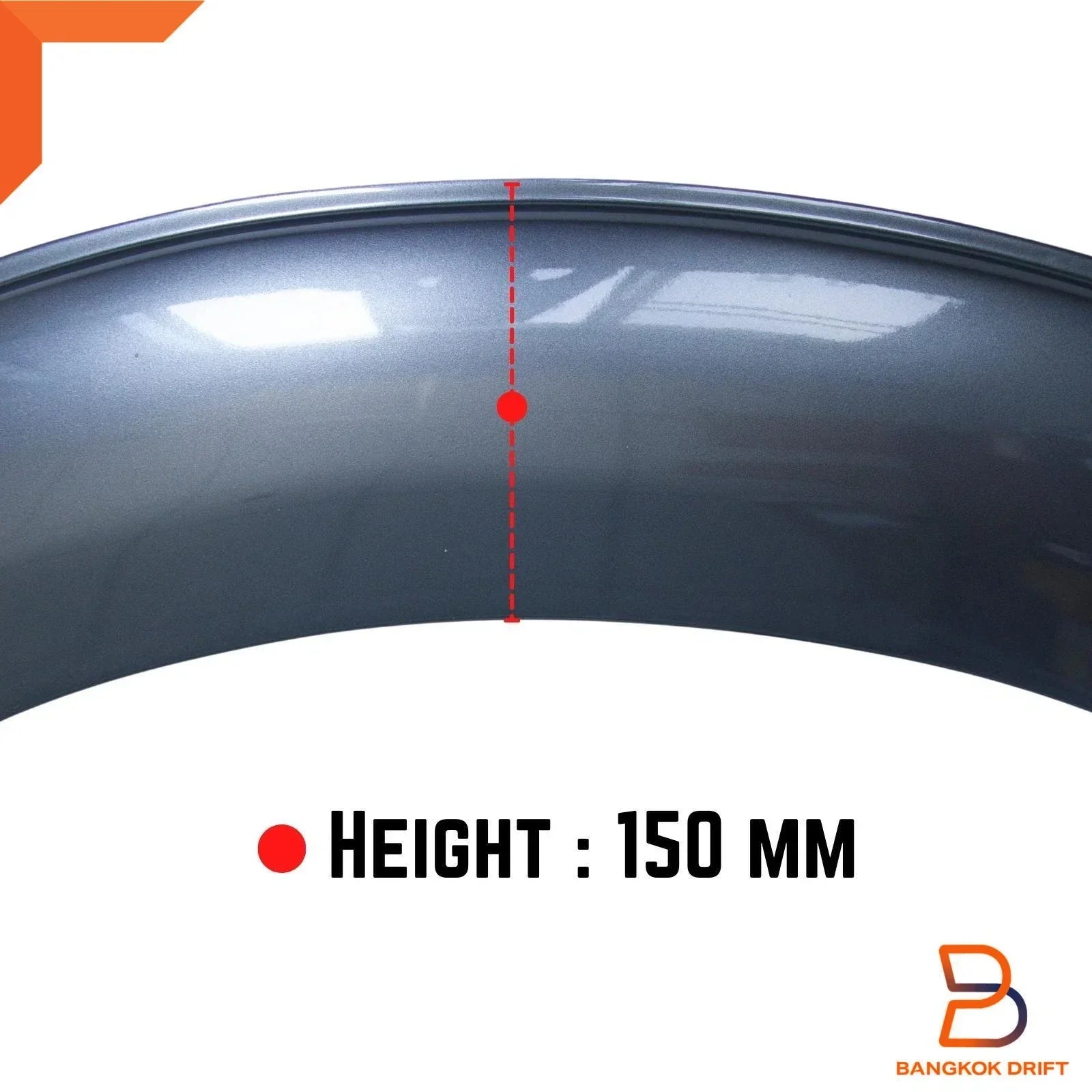 GREY K21 Fender Flare Arch for Nissan Navara NP300 D23 (2021-2023)