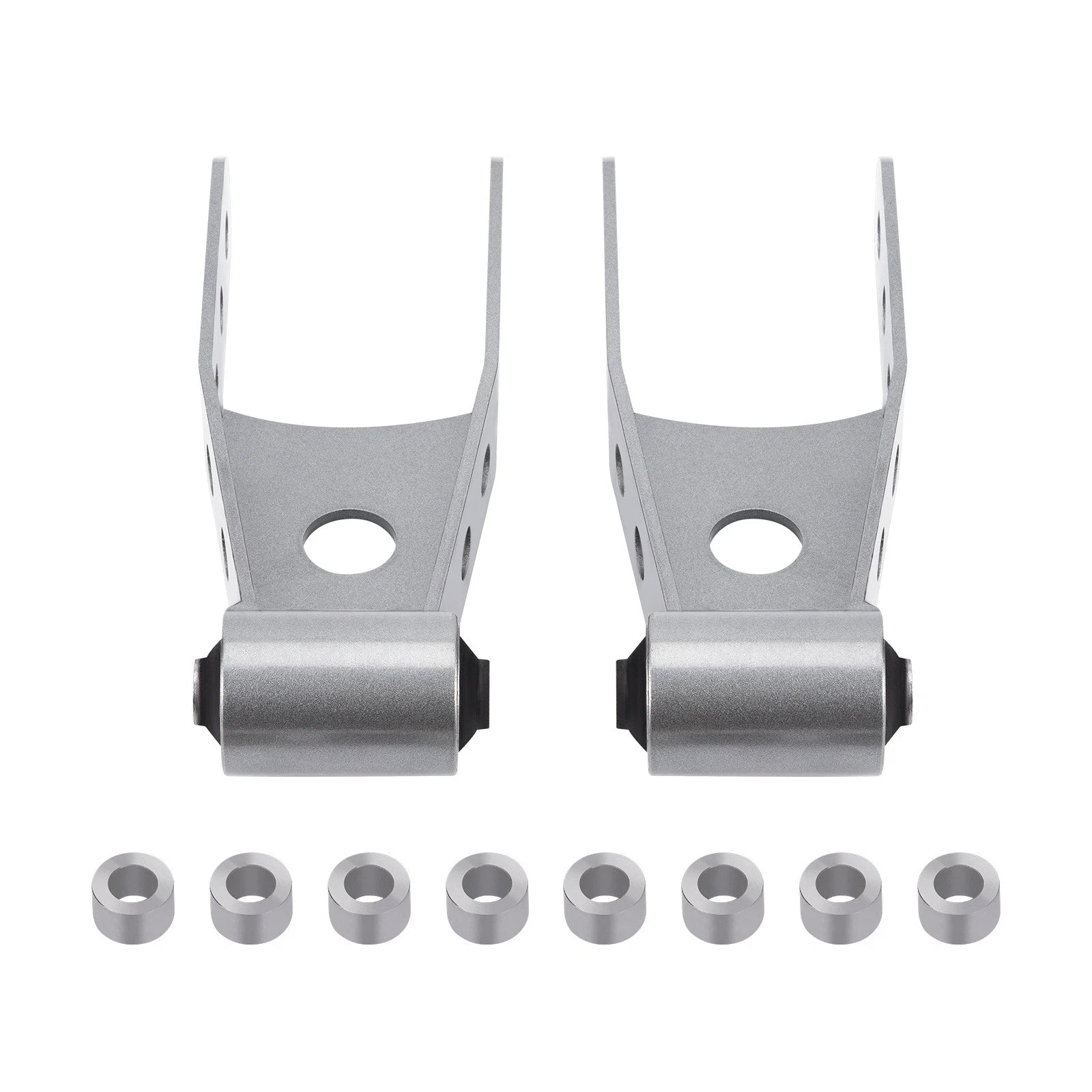 2"–3" Rear Lowering Drop Kit Shackles for Chevy Silverado 1500 (2007–2018)