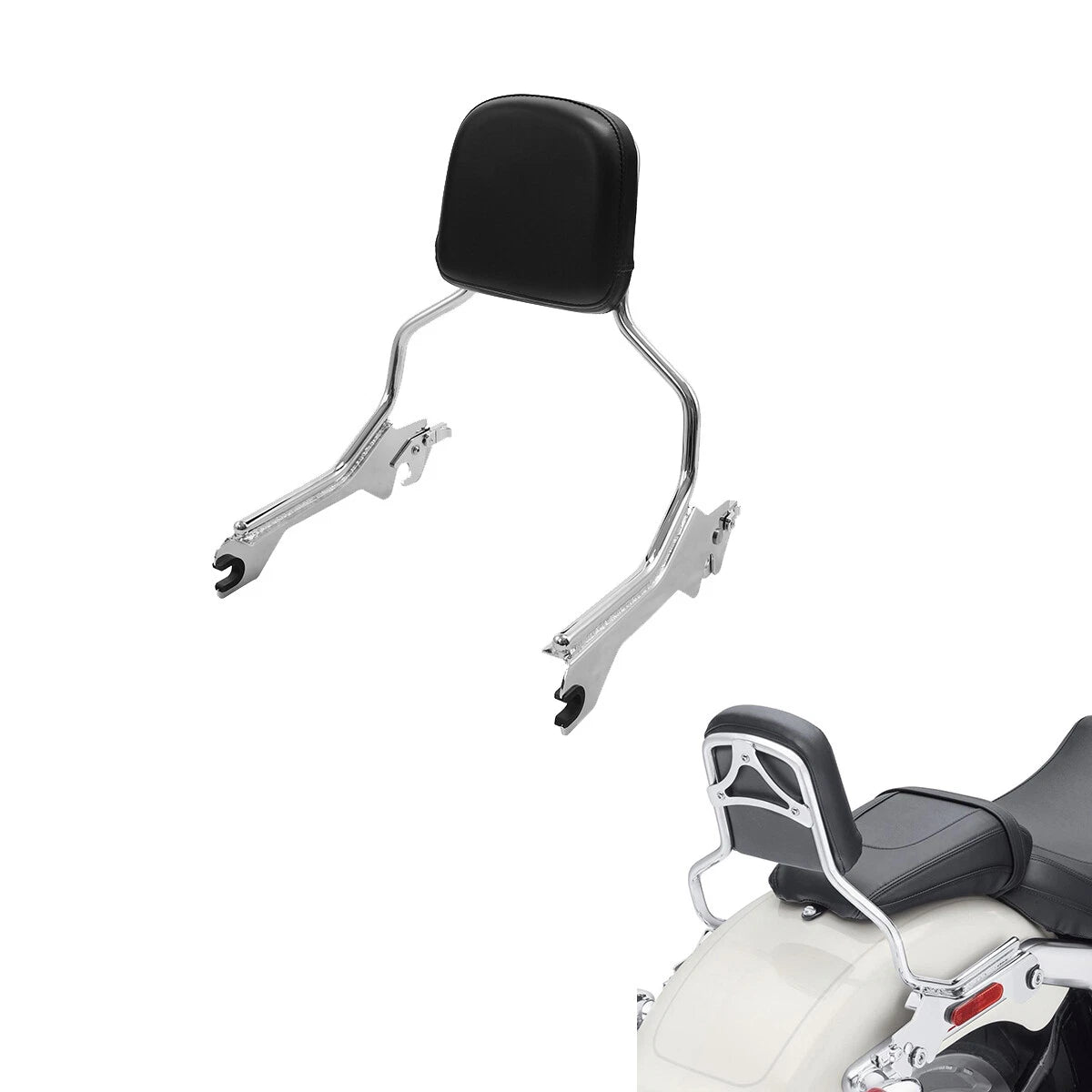 Sissy Bar Backrest Docking Hardware Kit for Harley Fat Boy Breakout (2018–2023)