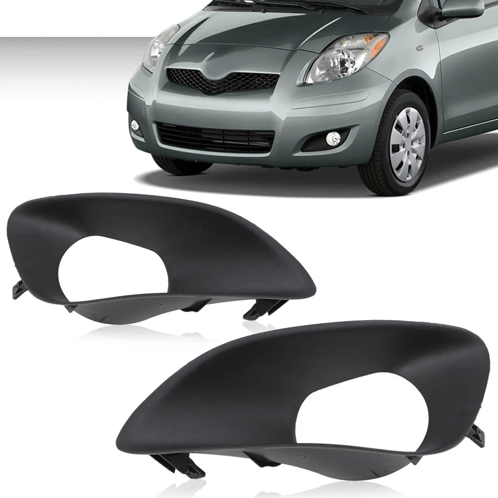 Set of 2 Fog Light Bezels for Toyota Yaris Sedan (2007–2013)