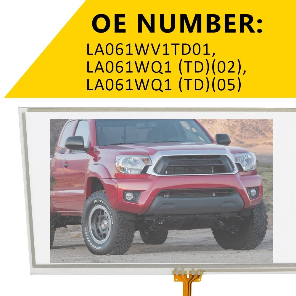 Touch Screen Glass Digitizer for Toyota Prius (2012–2014) 6.1"