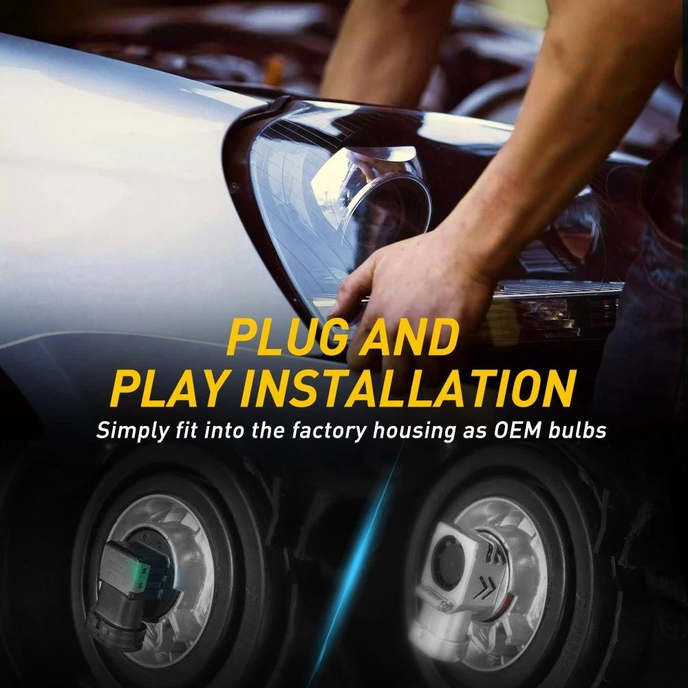 2X LED Low Beam Headlight Bulb for [Make Model] (YYYY–YYYY)