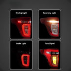 LED Tail Light for Ford Explorer (2011–2015) Left Driver Side, Red Clear