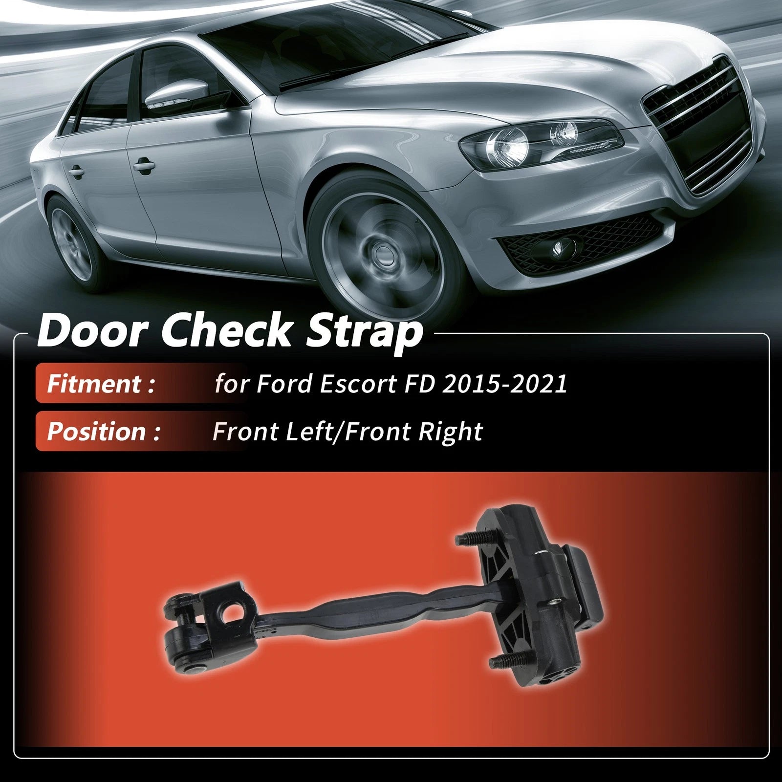 Right Door Check Strap for Ford Escort (2015–2021) No.ED8BF23500AB